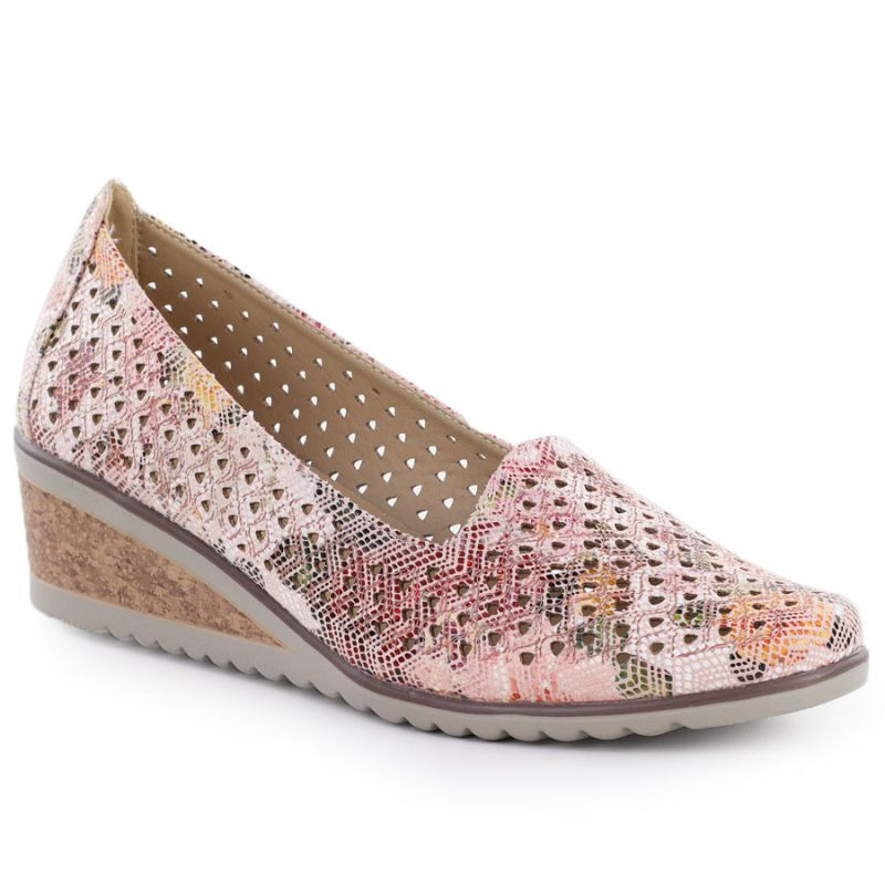 Dámske topánky na otvorenej platforme viacfarebné Potocki SZ12306 38