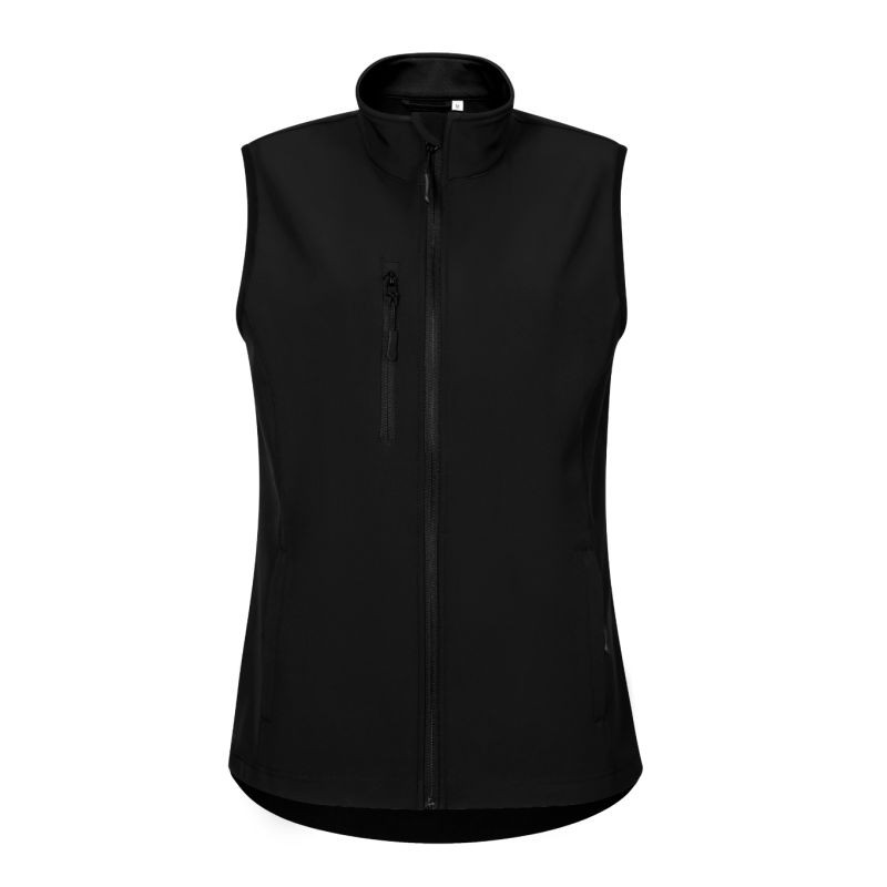 Dámská softshellová vesta Trail (černá) 3XL (obrázek 3)