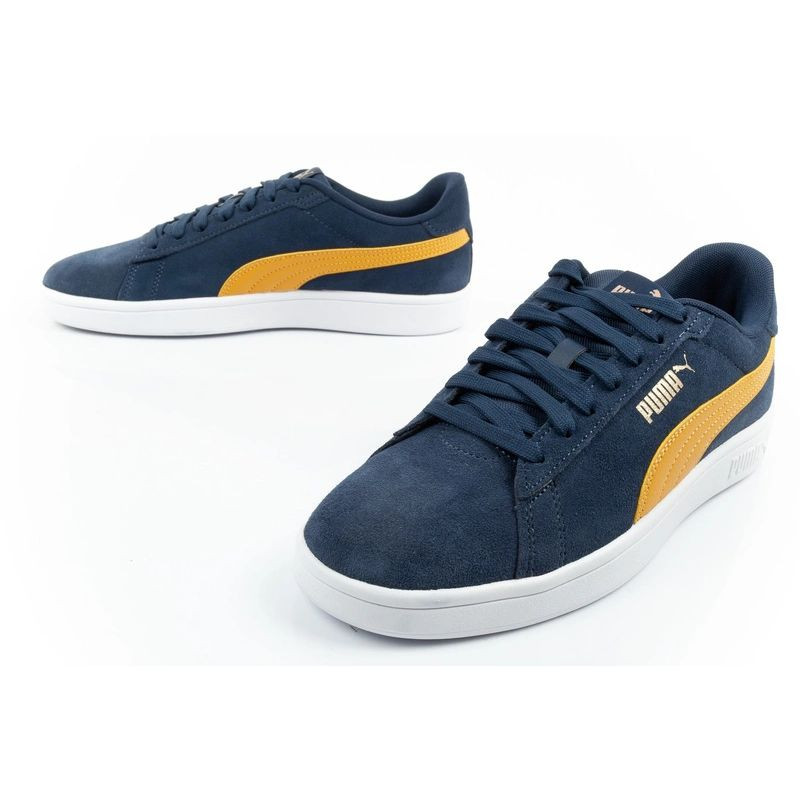 Puma pánské sportovní boty tenisky Smash 3.0 leather classic trendy navy blue 44 (obrázek 5)