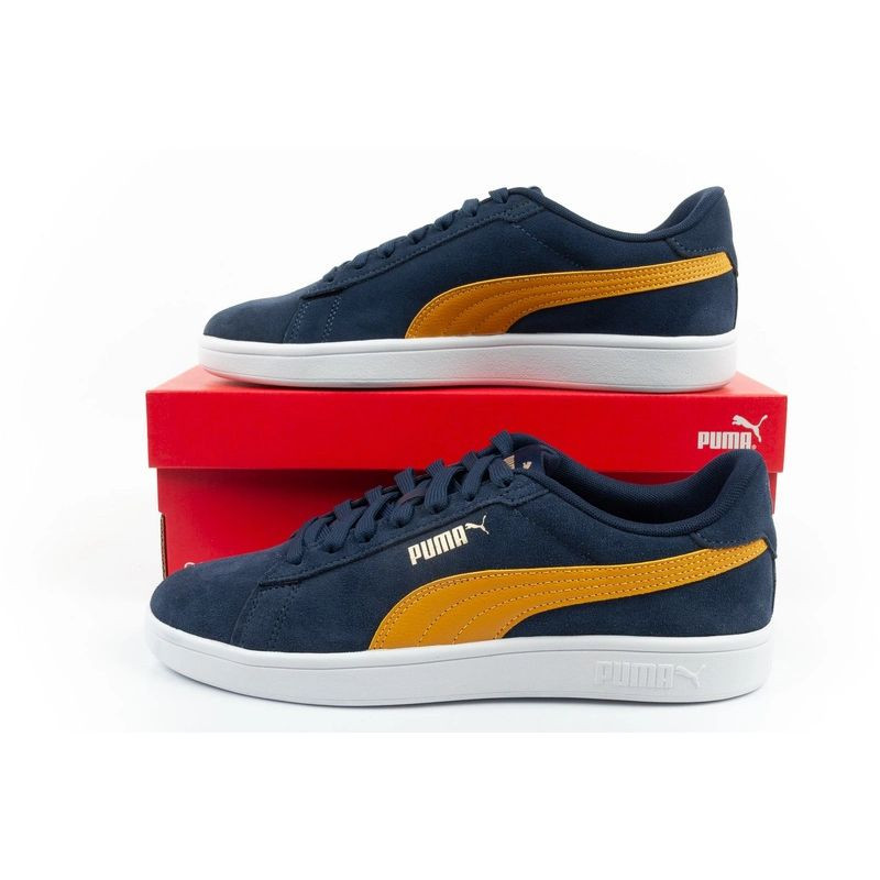Puma pánské sportovní boty tenisky Smash 3.0 leather classic trendy navy blue 44 (obrázek 9)