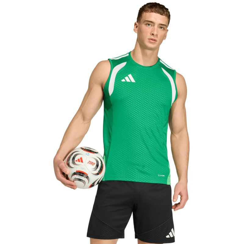 Pánske tričko adidas Tiro 26 Competition Sleeveless Jersey green KA7612 XL
