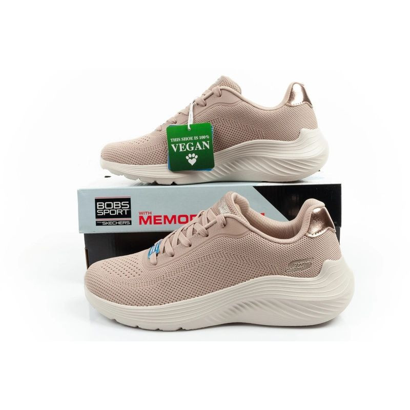 Skechers dámská sportovní obuv Bobs Squad Waves beige lightweight fashionable dámské 38.5 (obrázek 9)