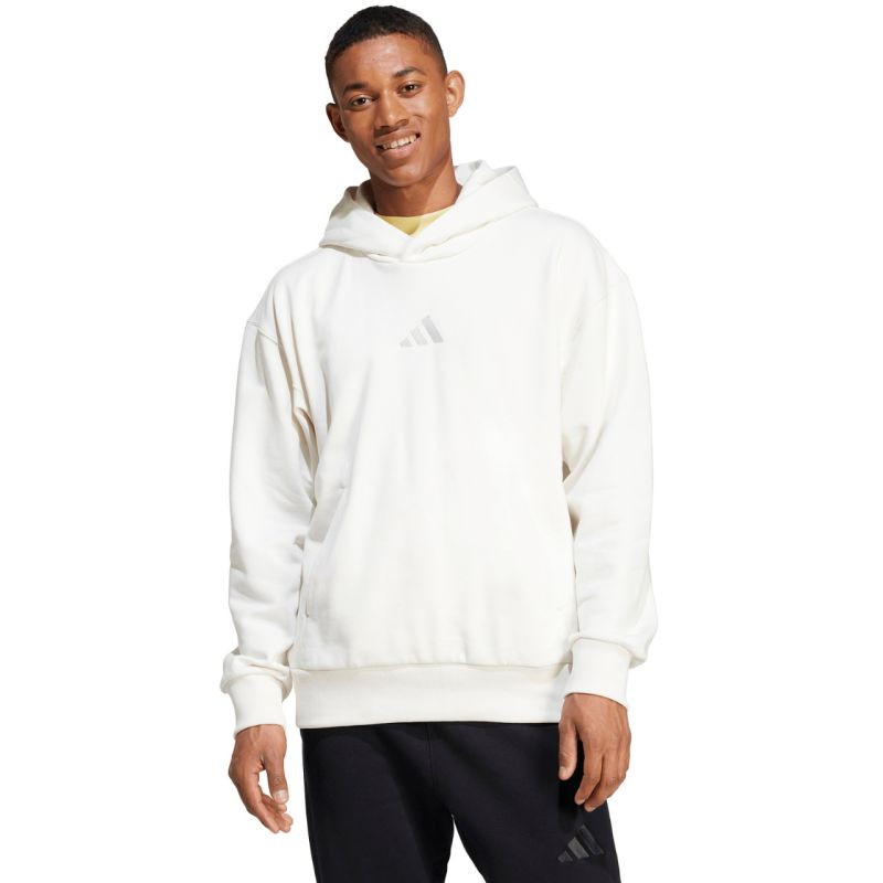 Levně Pánská mikina adidas All Szn Fleece Hoodie white IY4121 pánské oblečení m