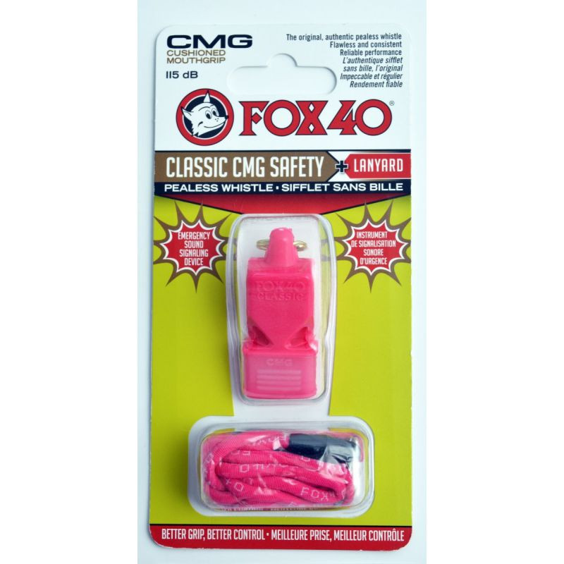 FOX CMG Classic Bezpečnostní píšťalka + šňůra 9603-0408 růžová NEPLATÍ