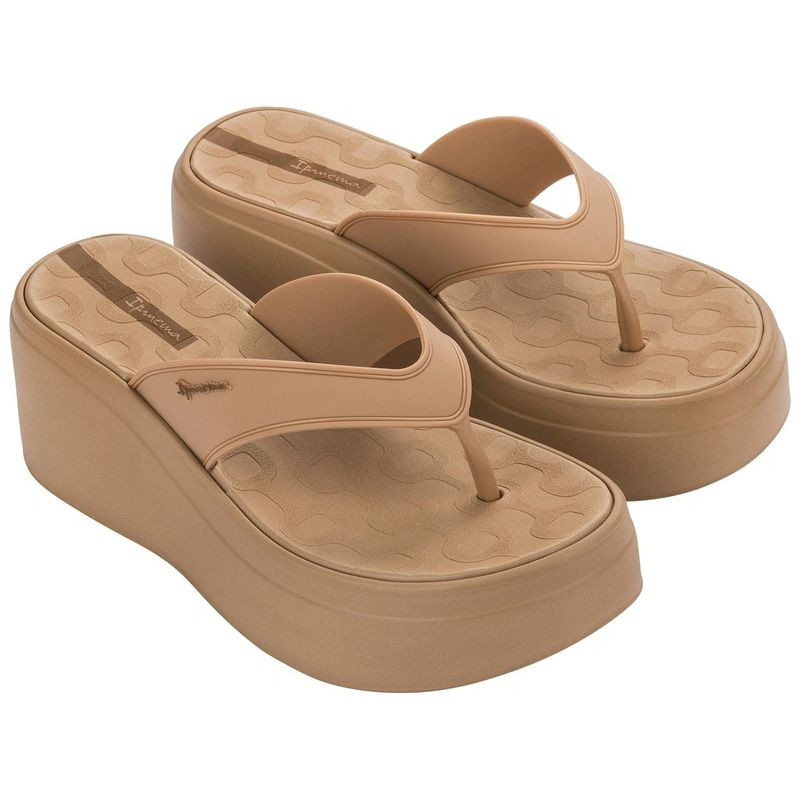 Ipanema boty dámské žabky Solaris platform beige dámské 35/36