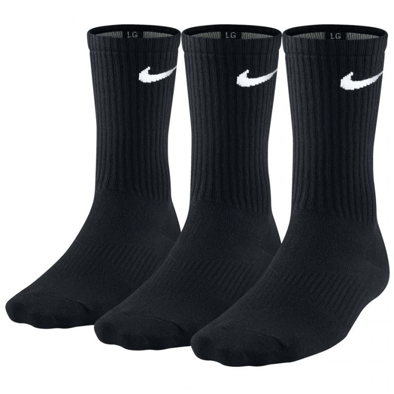 Ľahké ponožky Nike Crew 3pak SX4704-001 34-38