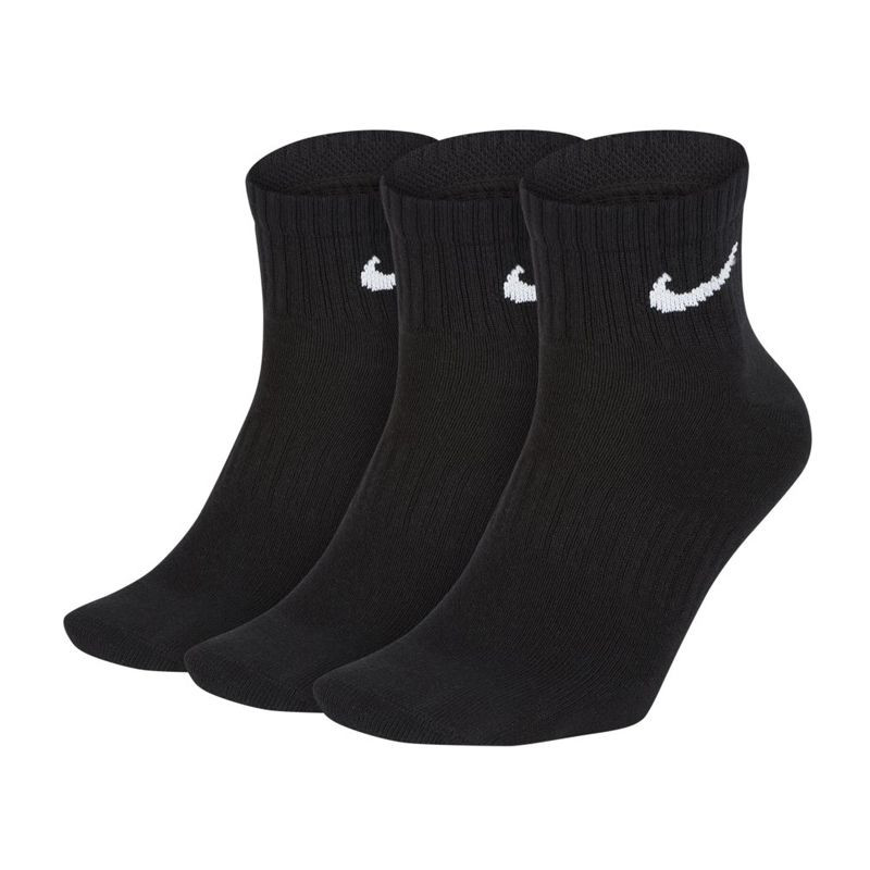 Pánské lehké ponožky Everyday Ankle 3Pak M SX7677-010 - Nike 34 - 38