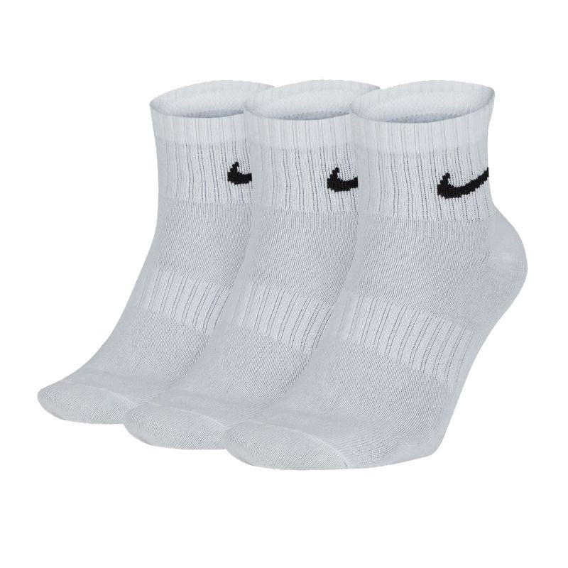 Pánské lehké ponožky Everyday Ankle 3Pak M SX7677-100 - Nike 42 - 46