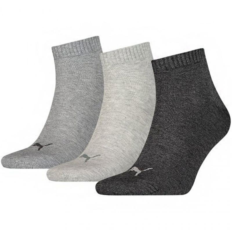 Unisex ponožky Quarter Plain 3 páry 271080001 800 - Puma Velikost: 35-38