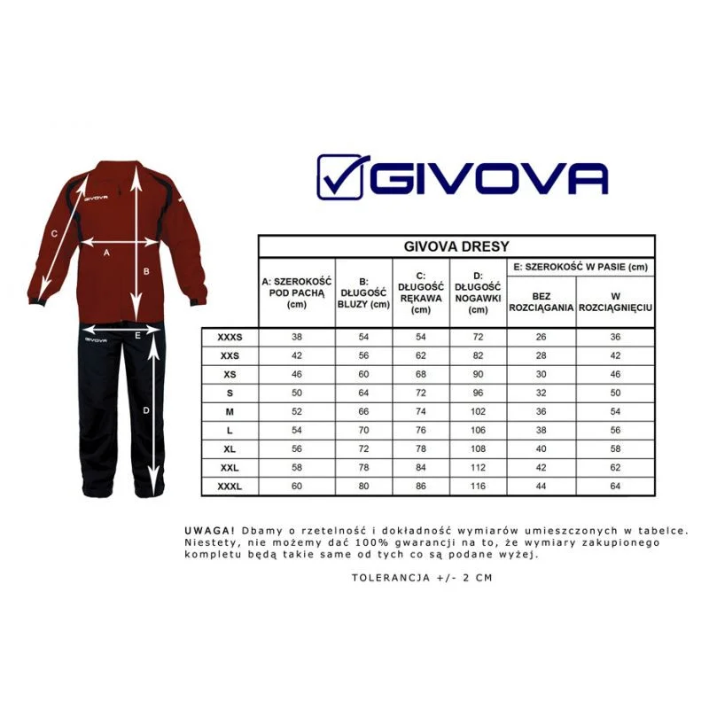 Givova Tuta Visa tepláková souprava TR018 1003 m (obrázek 4)