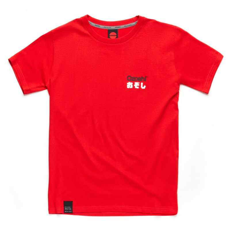 Pánske tričko Ozoshi Isao M Červená O20TS005 M