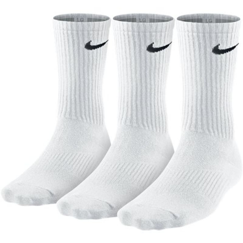 Ľahké ponožky Nike Crew 3pak SX4704-101 34-38
