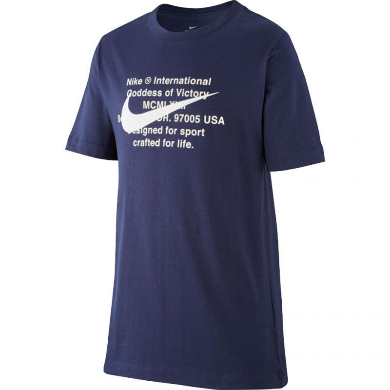 Dětské tričko Swoosh For Life Jr CT2632 451 - Nike S