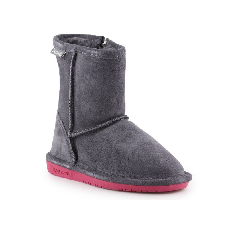 Dětské zimní boty BearPaw Emma Toddler Zipper 608TZ-903 Charcoal Pomberry EU 28