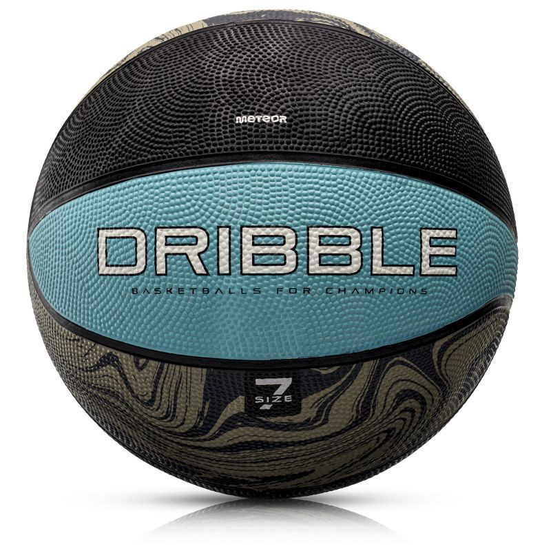 Basketbalový míč Meteor Dribble modrý univerzita