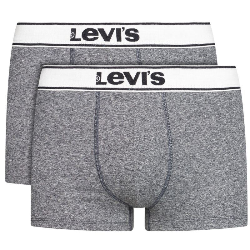 Pánské boxerky 2Pack 37149-0388 Grey - Levi's S D-E