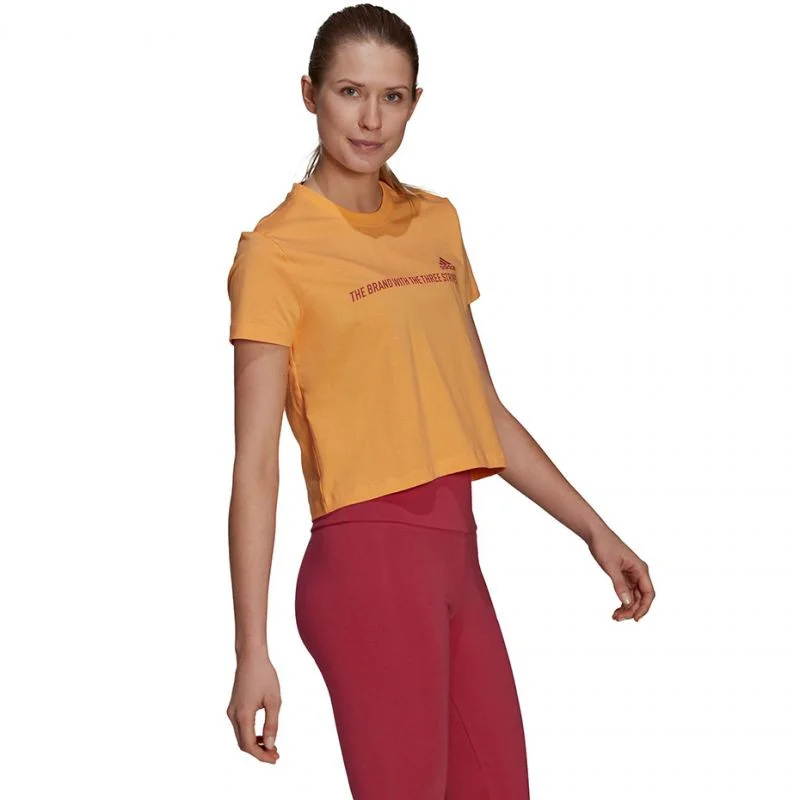 Dámské tričko Adidas Gradient Logo Cropped W GM5579 M od 559 Kč | Refundo.cz