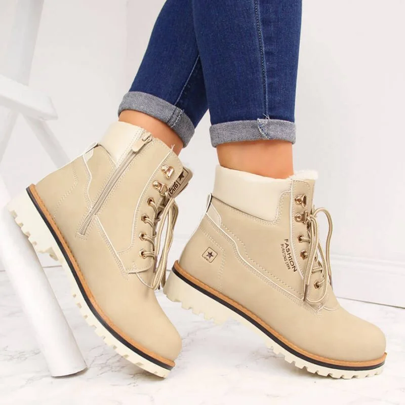 Zateplený trapper NEWS W EVE249A béžová 37