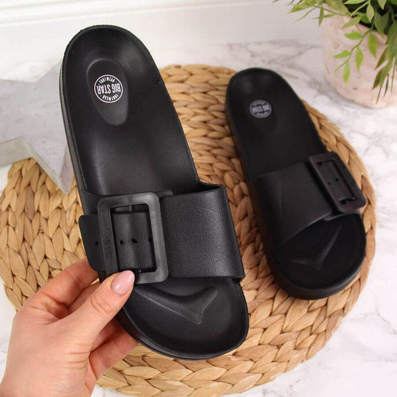 Big Star W FF274A389 plážové žabky black 37