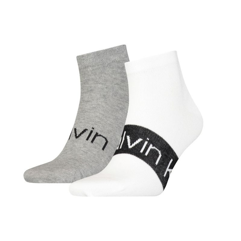 Pánské ponožky Calvin Klein Sneaker 2P Logo Ribb 701218712001 39-42