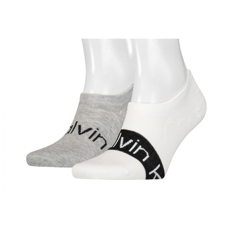 Levně Calvin Klein Footie High Cut 2P LO ponožky 701218713001 39-42