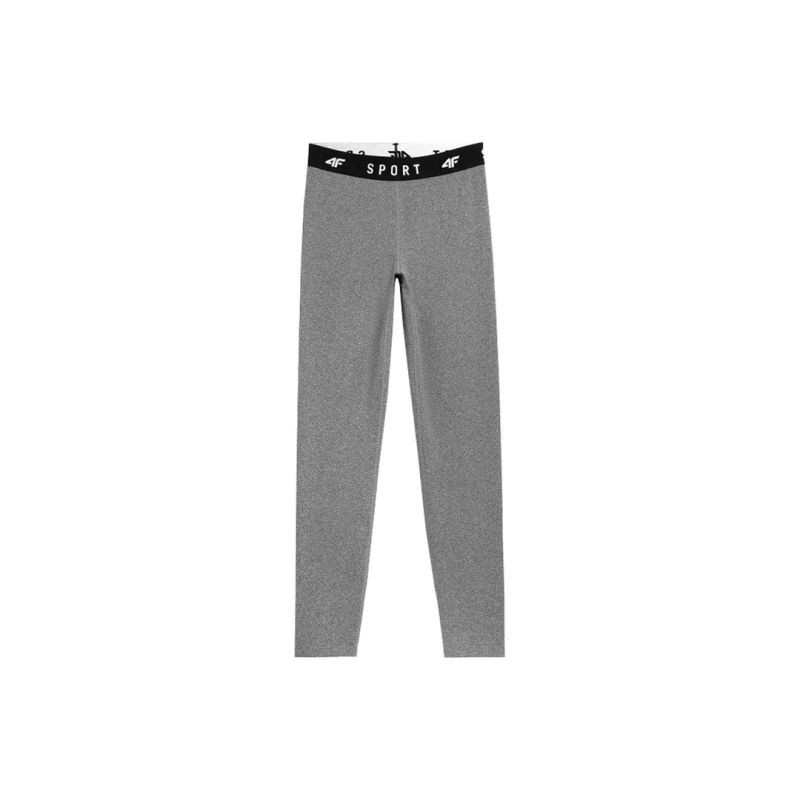 Dámské kalhoty 4F W H4L22-SPDF 351 medium grey melange L