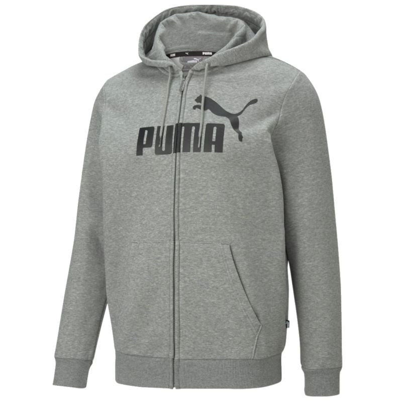 Pánska mikina Puma Essentials Big Logo Full-Zip Hoodie M 586698 03 XXL