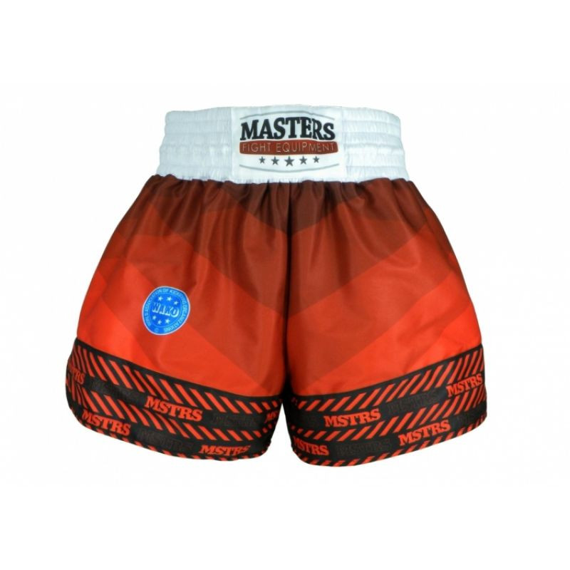 Masters Skb-W M kickboxerské šortky 06654-02M červená+L