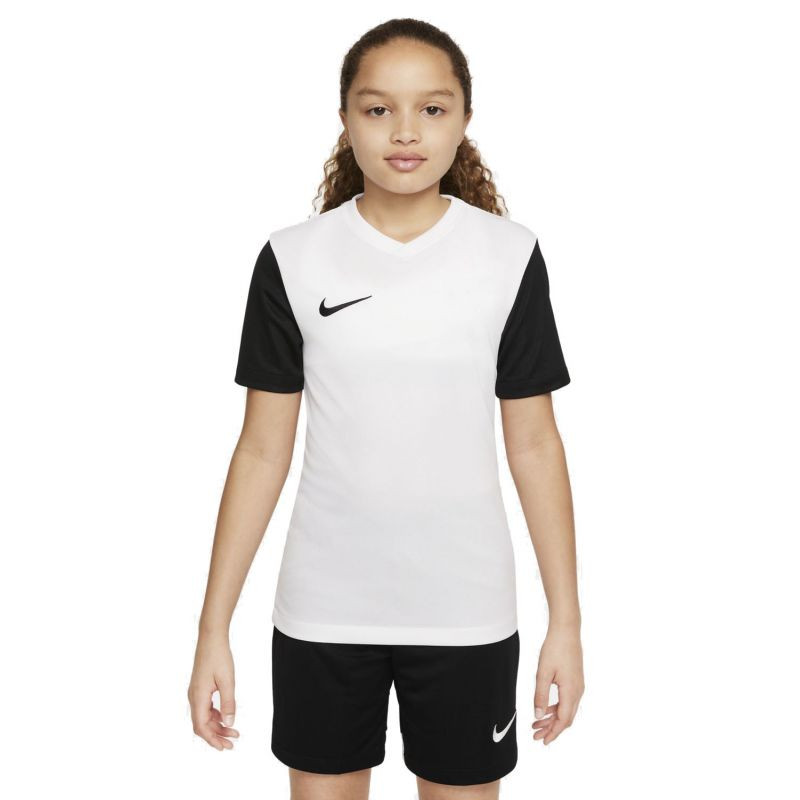 Dětské tréninkové tričko Dri-Fit Tiempo Premier 2 Jr DH8389-100 - Nike L (147-158 cm)