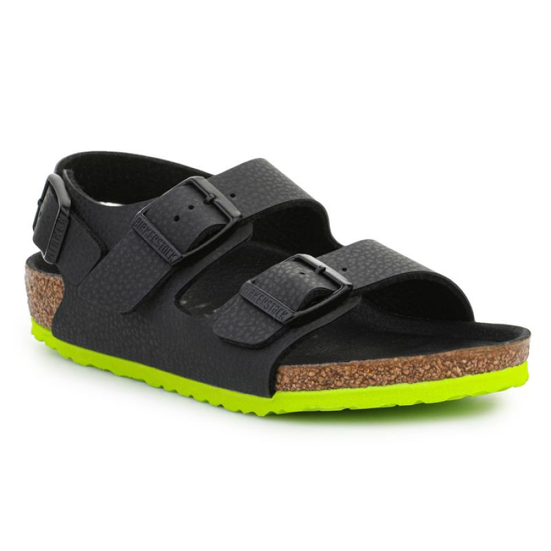 Levně Birkenstock Milano Kinder sandály 1022129 Desert Soil Black Lime EU 26
