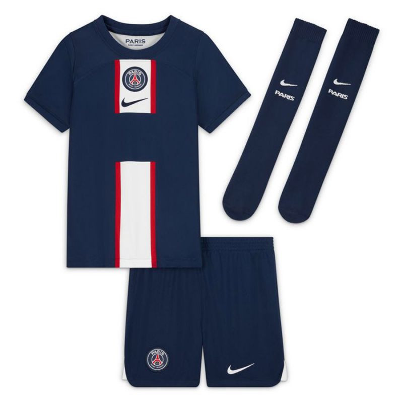 PSG 2022/23 Dětské domácí fotbalové tričko DJ7897-411 - Nike XS 96-104 cm