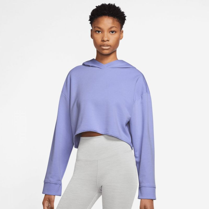 Dámská mikina Yoga Luxe Sweatshirt W DM6981-569 - Nike M