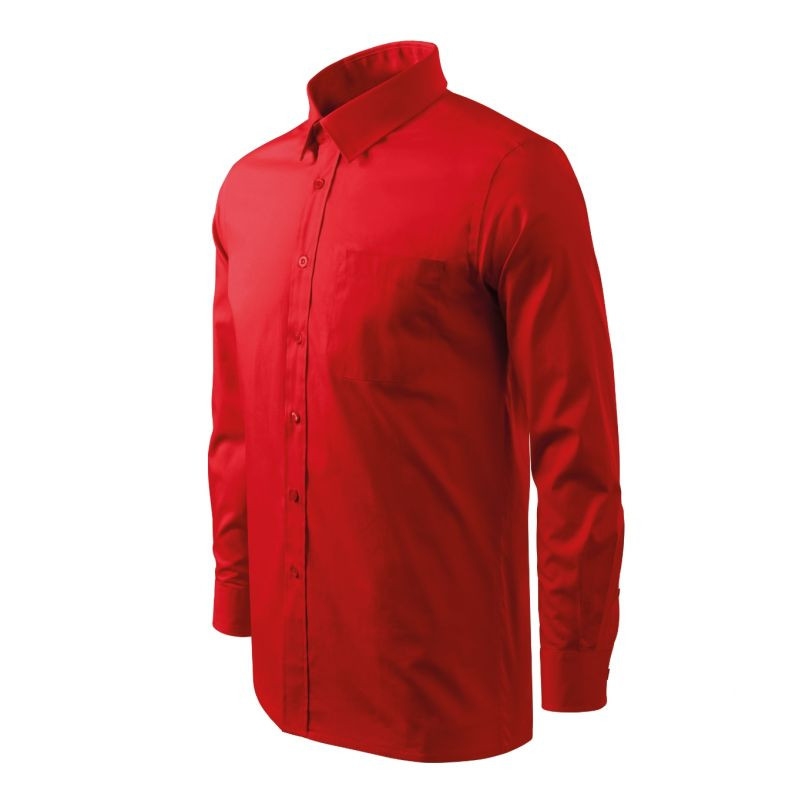 Malfini Style LS M MLI-20907 červená košile XL