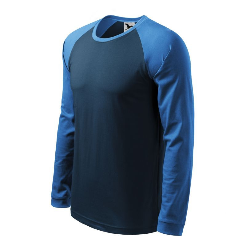 Malfini pánské tričko Street LS M MLI-13002 námořnická modrá - Malfini 4XL