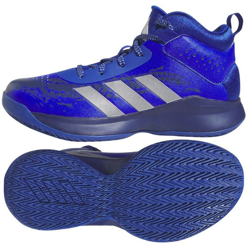 Dětské basketbalové boty Cross Up 5 K Wide Jr 38 model 18123255 - ADIDAS