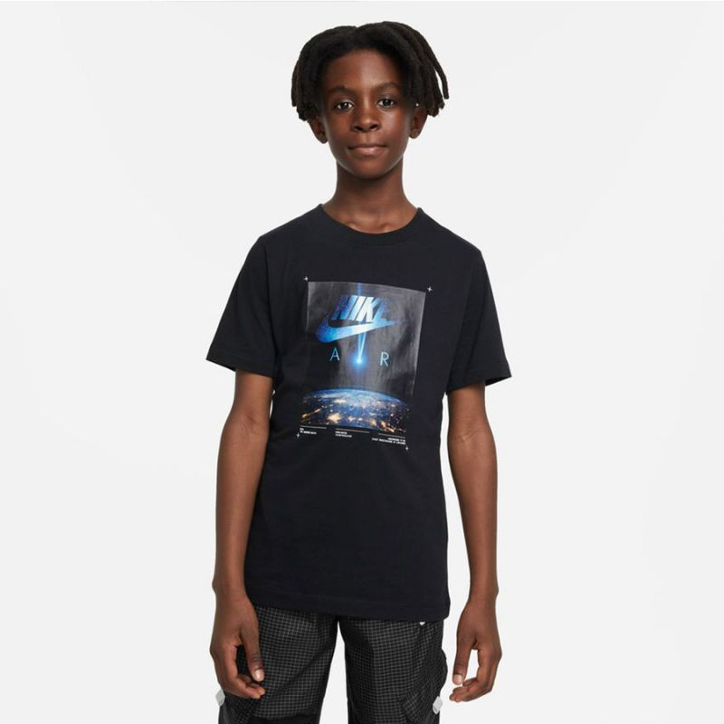 Dětské tričko Sportswear Jr DX9512-010 - Nike S (128-137)