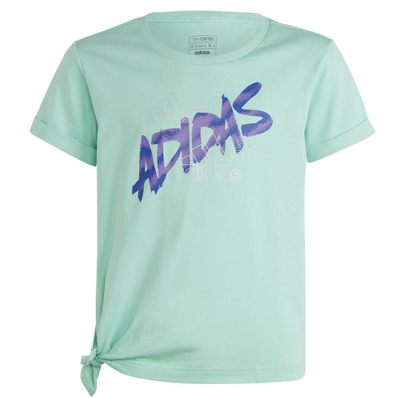 Dívčí tričko Dance Knotted Jr HR5817 - Adidas 140 cm (obrázek 8)