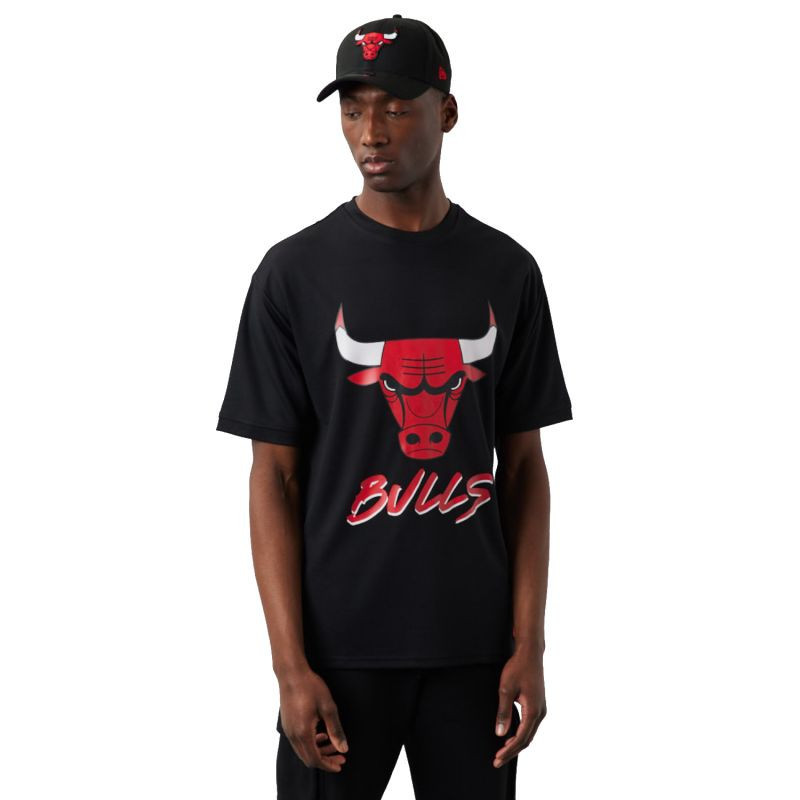 Pánské tričko NBA Chicago Bulls Script M 60284738 - New Era L