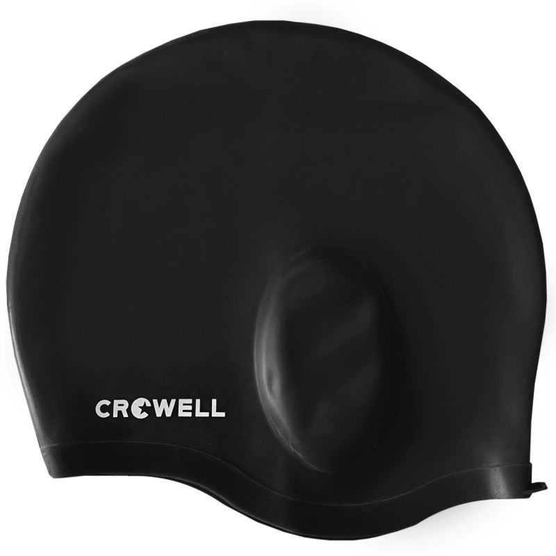 Crowell Ear Bora černá plavecká čepice col.2 NEUPLATŇUJE SE
