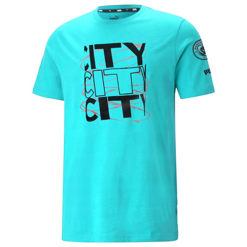 Puma Manchester City FtbCore Graphic Tee M 772950 25 tričko L