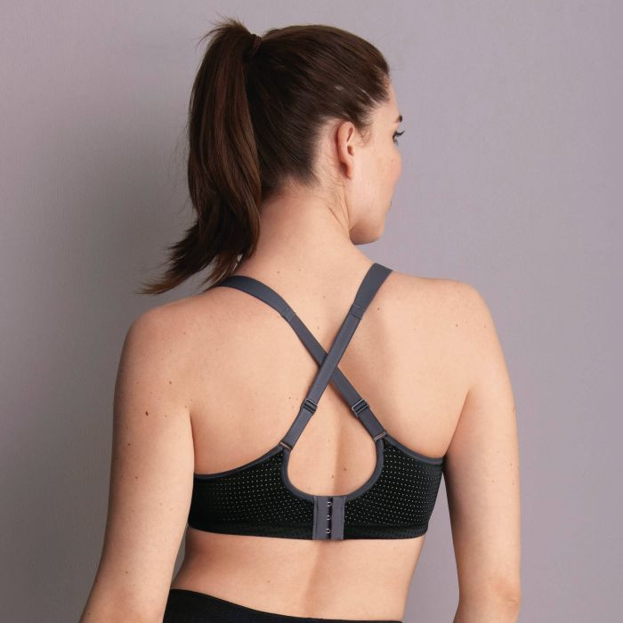 performance wireX sport. podprsenka s kost. nastavitelná ramínka 5599 black/anthracite - Active 445 black/anthracite 80G