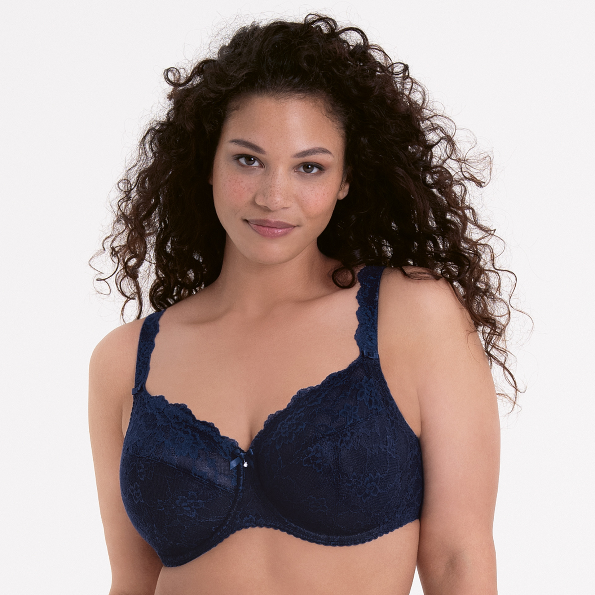 Bobette podprsenka s kosticami Full Cup 5289 navy blue - RosaFaia 380 maritime blue 90G