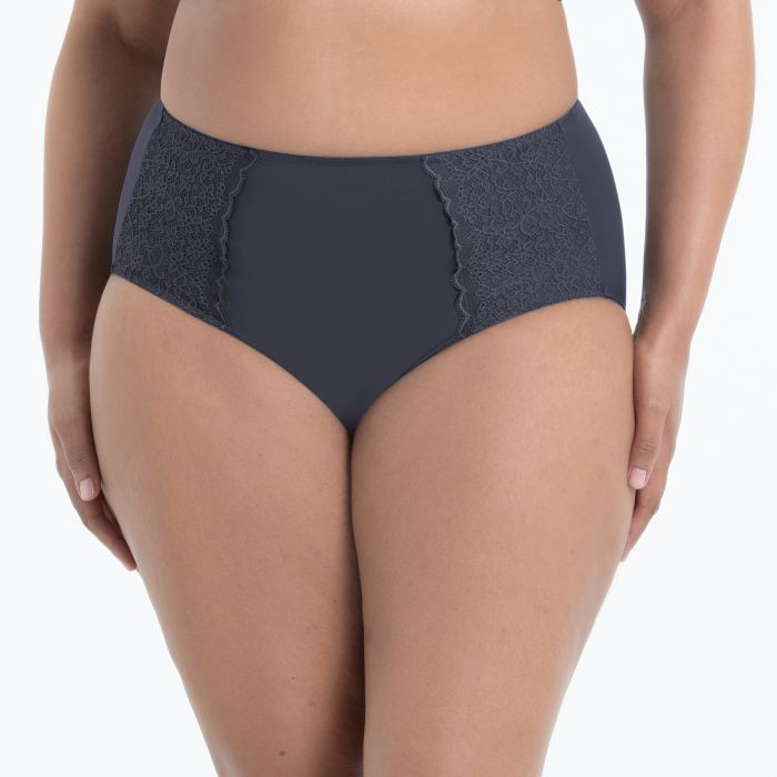 Nohavičky Havana s vyšším strihom + 1512 shadow blue – Anita Classix 463 shadow blue 38