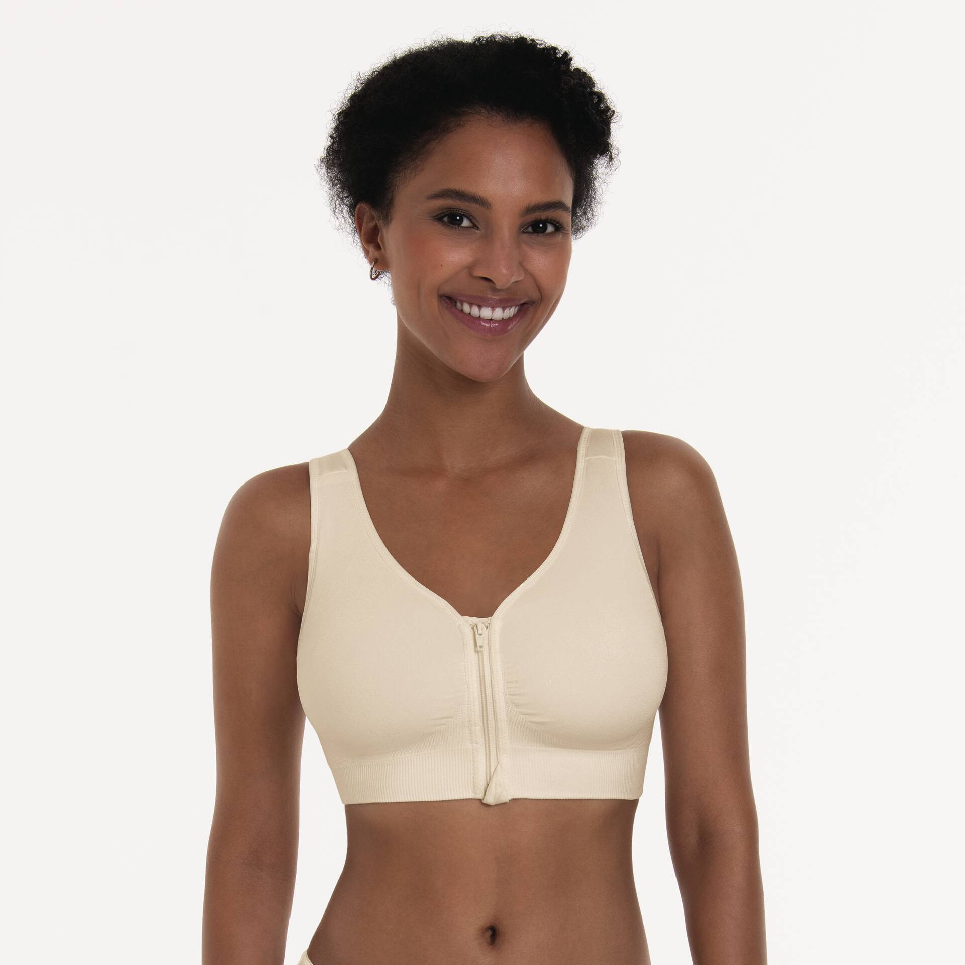 Lynn tvarovaná chirurgická podprsenka, predné zapínanie 5768X crystal - Anita Care 612 crystal S