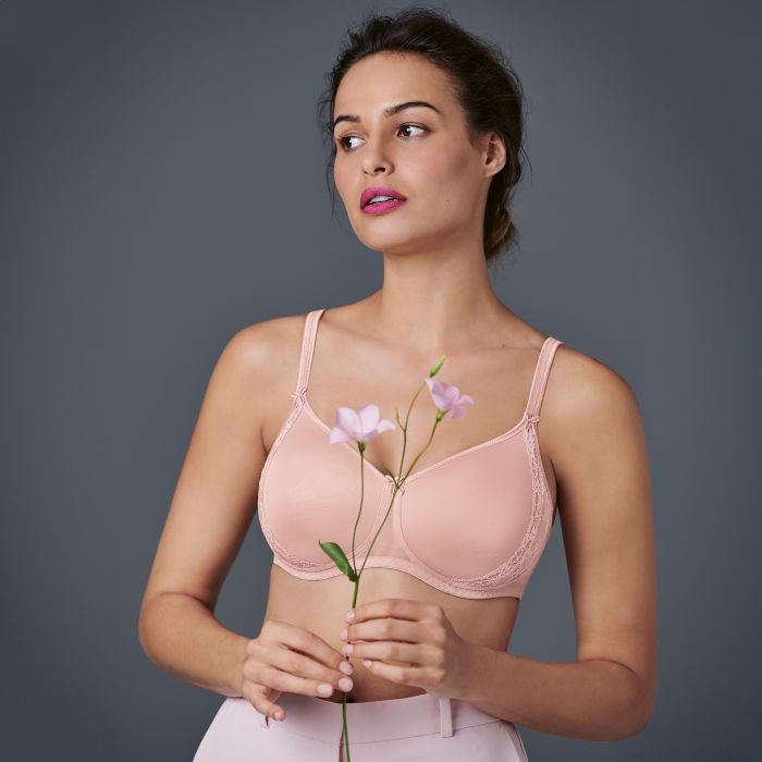 Lace Rose soft podprsenka s pěnovou výztuží 5618 rosewood - RosaFaia 596 rosewood 100D