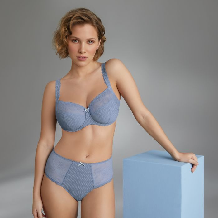 Eloise podprsenka s kosticí Full Cup 5295 medium blue - RosaFaia 392 medium blue 70F
