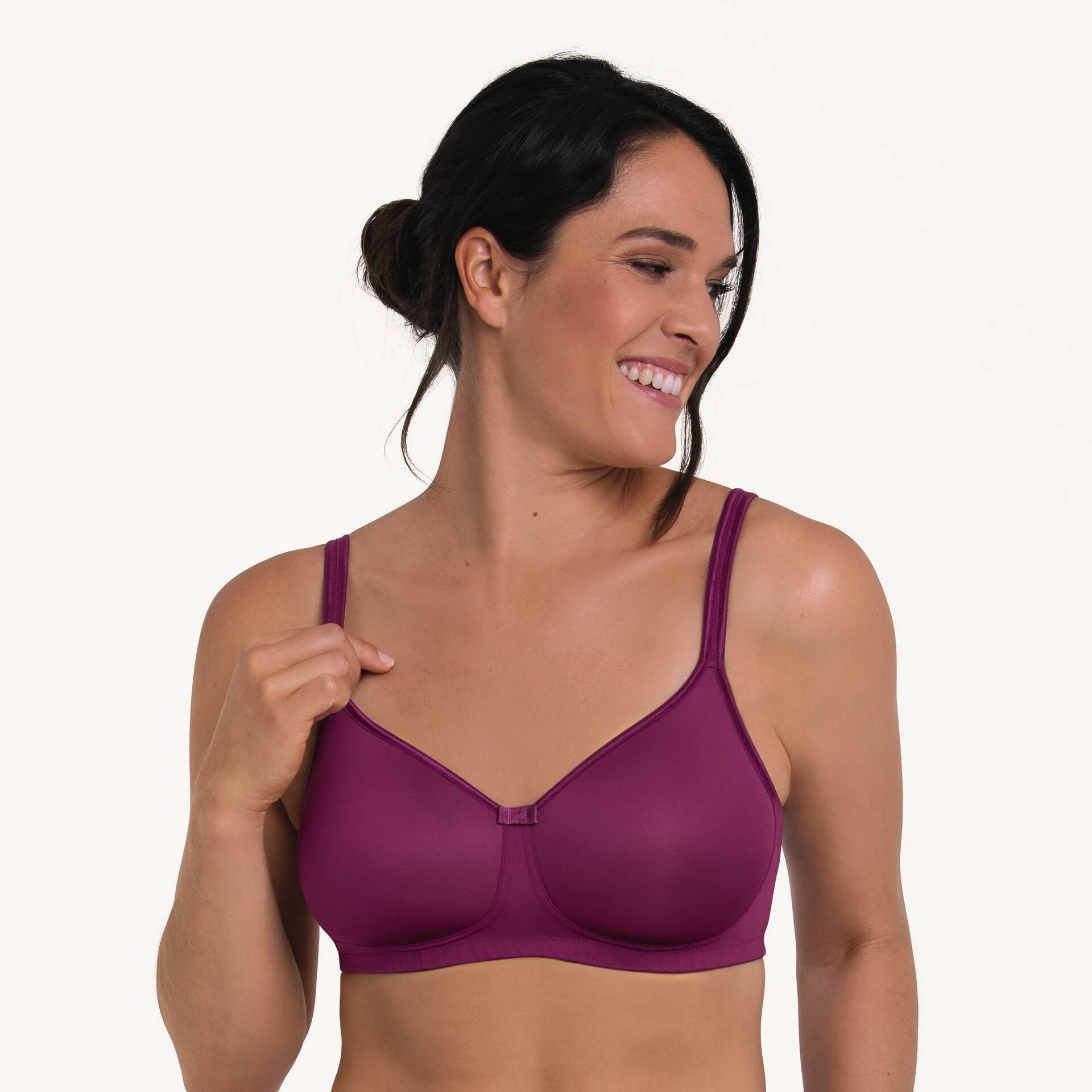 Levně Tonya chirurgická podprsenka s pěnovou výztuží 5706X purple wine - Anita Care 252 purple wine 75D