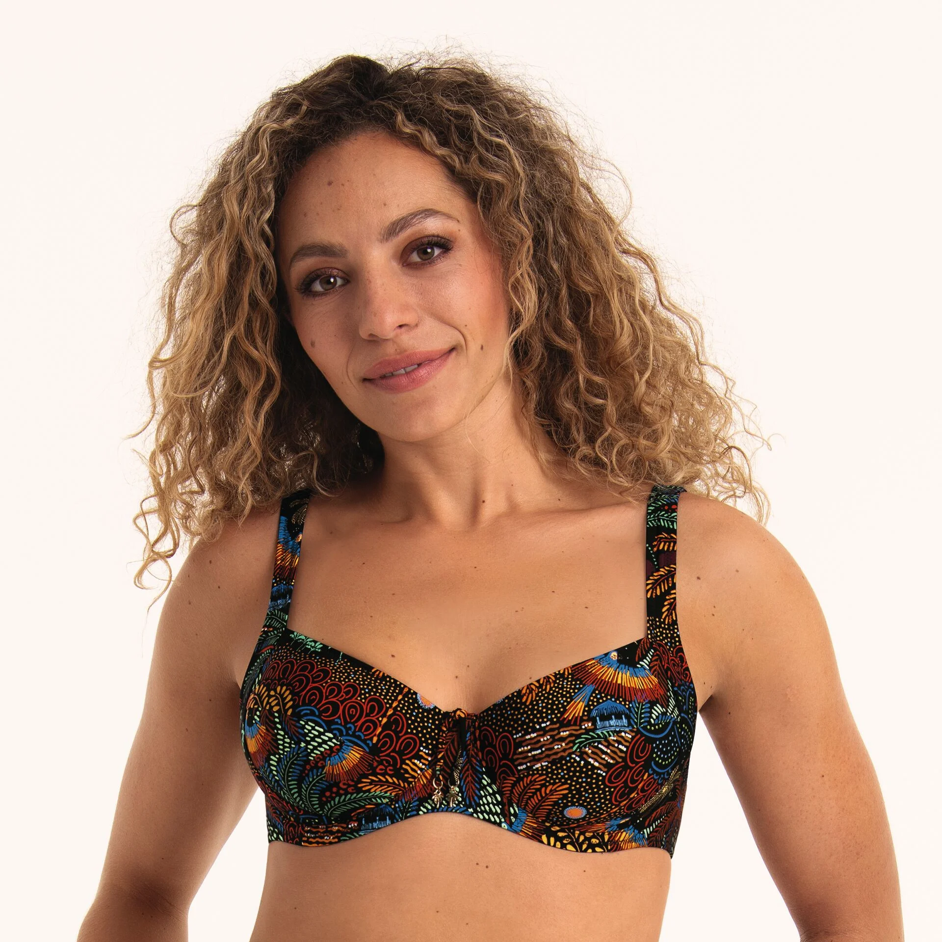 Style Sibel Top Bikini - horný diel 8775-1 safari - RosaFaia 733 safari 42H