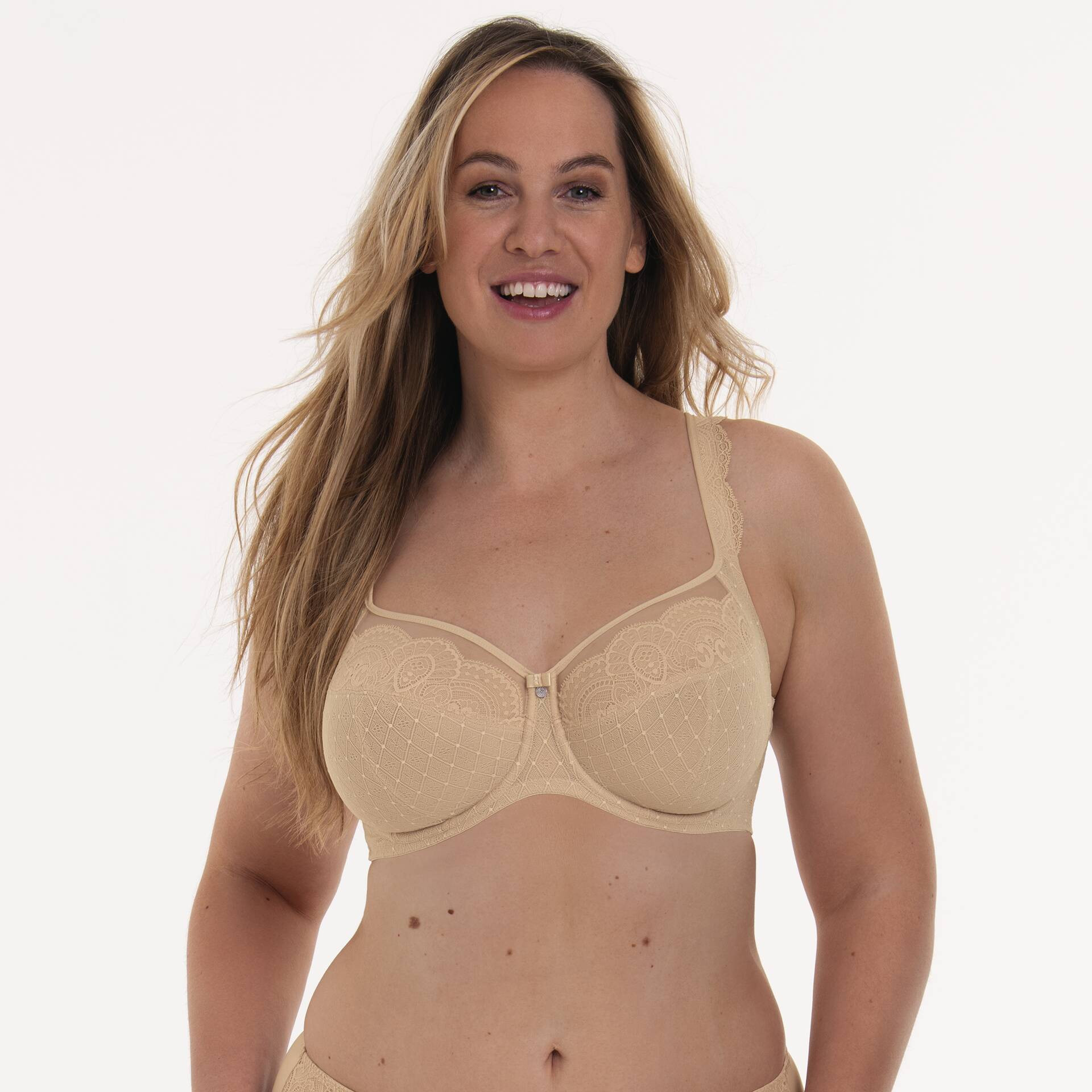 Selma podprsenka s kosticou Full Cup 5635 desert - RosaFaia 753 desert 85G