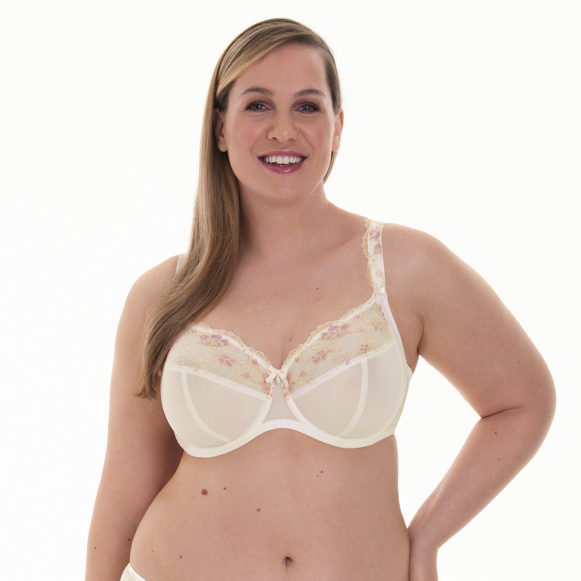 Colette podprsenka s kosticou Full Cup 5249 crystal - RosaFaia 612 crystal 80G